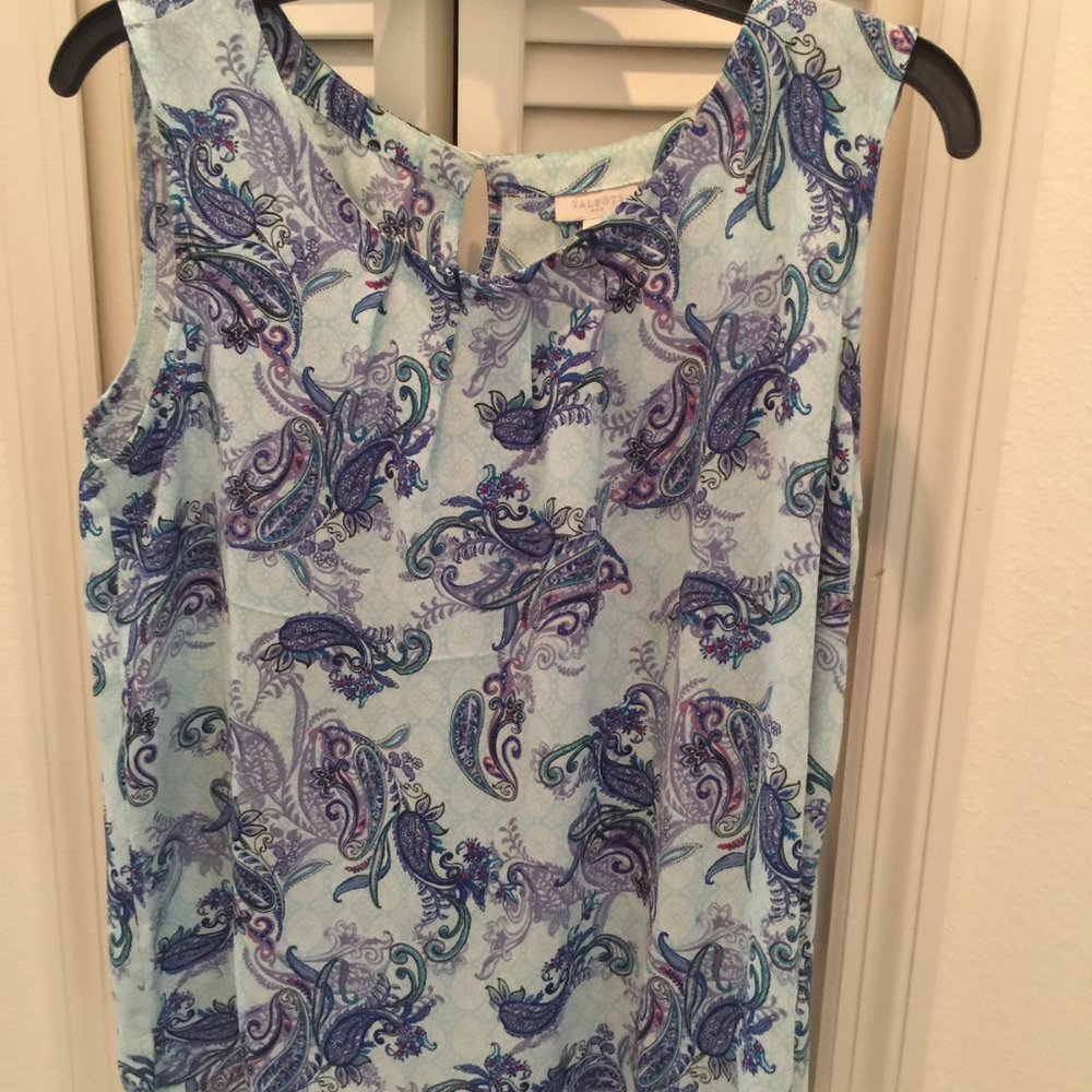Talbot Paisley Shell/Top size M